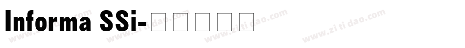 Informa SSi字体转换